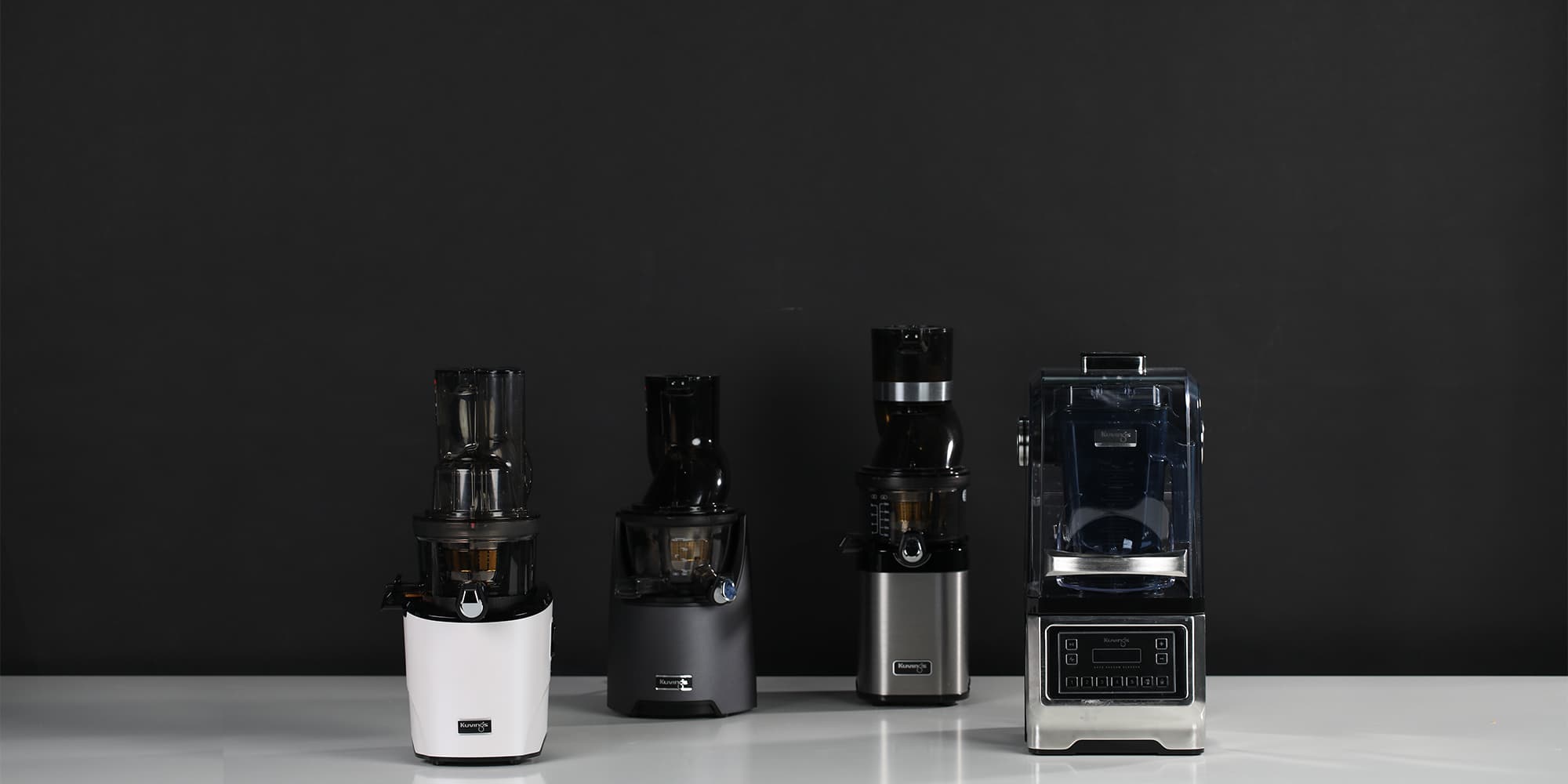 moderní vzhled šnekových odšťavňovačů kuvings