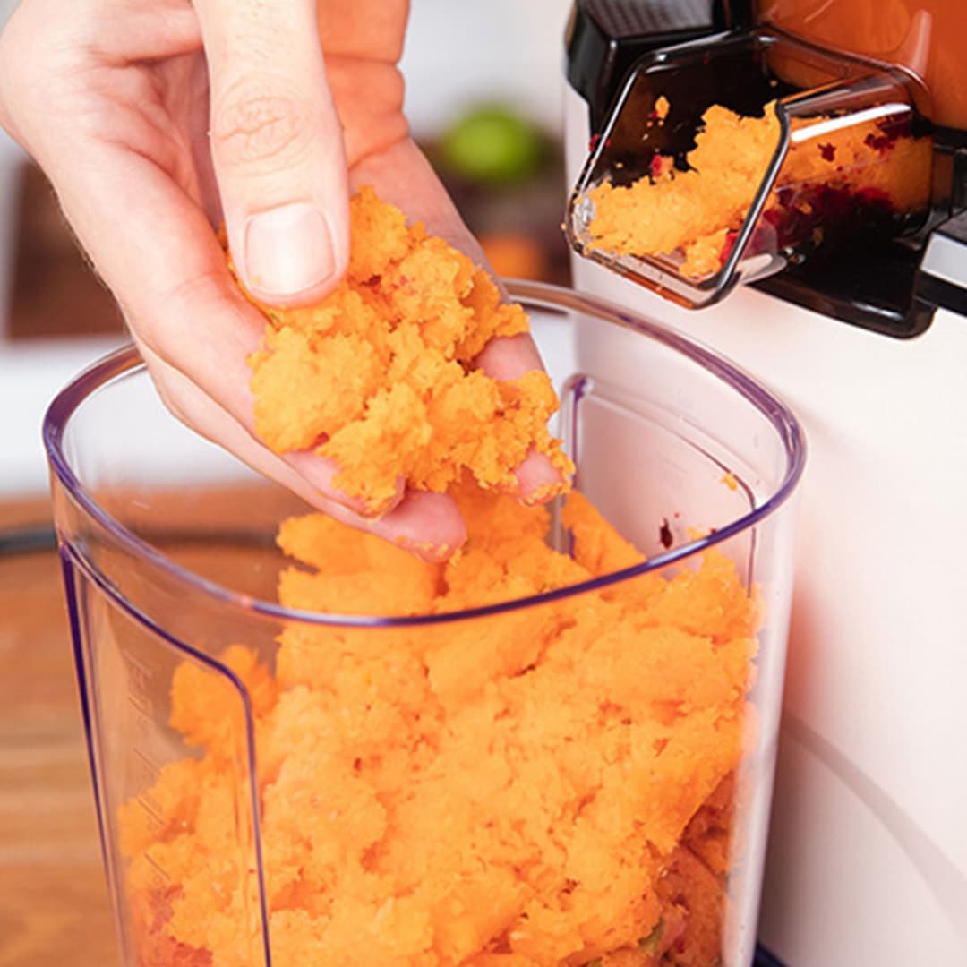 Jak využít zbytky z odšťavňovače